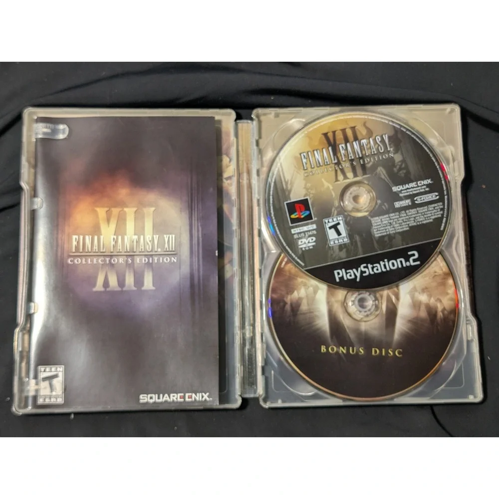 Final Fantasy XII Collector's Edition PS2 PlayStation 2 Metal Steelbook Complete
